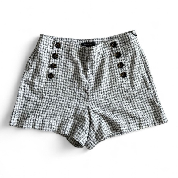 Ann Taylor Pants - Ann Taylor Black and White High Waist Shorts